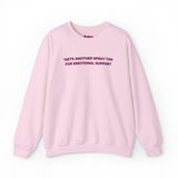Emotional Support Spray Tan Crewneck Sweatshirt