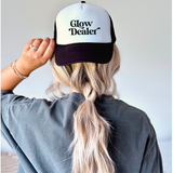 Glow dealer hat for spray tan artists