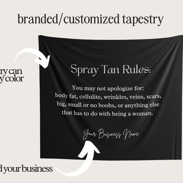 Spray Tan Tapestry - Spray Tan Rules