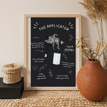 Salon Poster: The Spray Tan Applicator