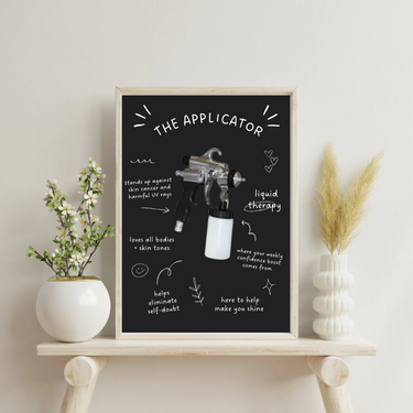 Salon Poster: The Spray Tan Applicator