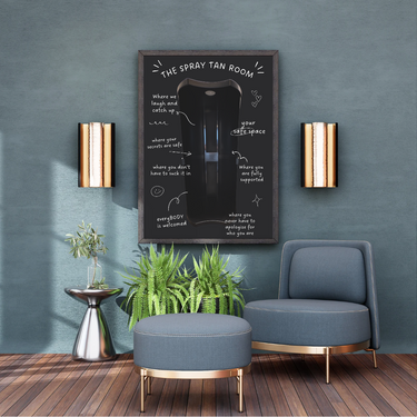 Salon Poster: The Spray Tan Room
