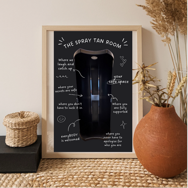 Salon Poster: The Spray Tan Room