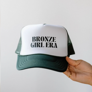 Spray Tan Trucker Hat: Bronze Girl Era