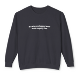 spray tan artist crewneck