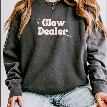 spray tan sweatshirt