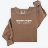 spray tan crewneck