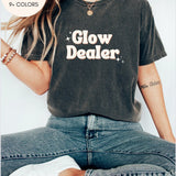 Glow dealer shirt for spray tan artists