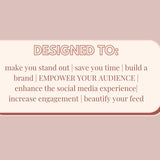 60 Self Love + Woman Empowerment Instagram Posts Canva Template