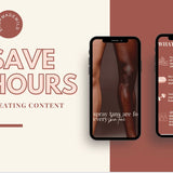 75+ Spray Tan Instagram Posts BUNDLE | VOLUME 1: In Feed Posts + Resized For Stories | Editable Digital Downloads | Canva Templates