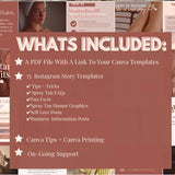 75+ Spray Tan Instagram Posts -VOLUME 1, Editable Social Media Graphics, Canva Templates, Business Marketing, Sunless Artist, Branding