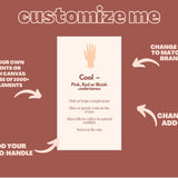 100 Spray Tan Instagram Posts BUNDLE, Volume 2: IG Stories + Resized For In-Feed Posts, Editable Digital Downloads, Canva Templates