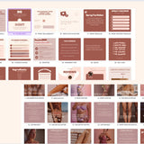 75+ Spray Tan Instagram Posts BUNDLE | VOLUME 1: In Feed Posts + Resized For Stories | Editable Digital Downloads | Canva Templates