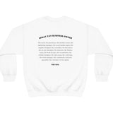 Spray Tan Business Owner - White Crewneck Size S-5XL Customize W/ Business Name Sunless Professional Spray Tan Clothing CEO Sweatshirt