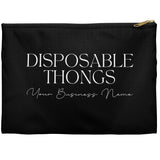 Spray Tan Accessory Bag, Organization Bag For Mobile Spray Tan Artists, Supply Pouch, Bag For Hair Ties, Disposable Thongs, Hairnets, Gloves