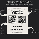 4 Request For Review Card QR Code Templates - Review Canva Templates
