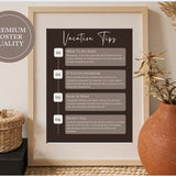 2 Spray Tan Educational Wall Art Digital Prints - Wall Decor Artwork