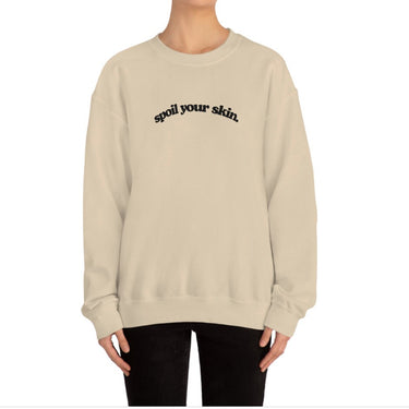 Spoil Your Skin Crewneck, Skincare Specialist, Esthetician Sweatshirt , Esthetician Gifts, Womens Skin Therapist, Promote Healthy Skin