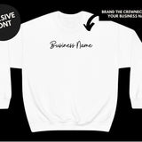 Spray Tan Business Owner - White Crewneck Size S-5XL Customize W/ Business Name Sunless Professional Spray Tan Clothing CEO Sweatshirt