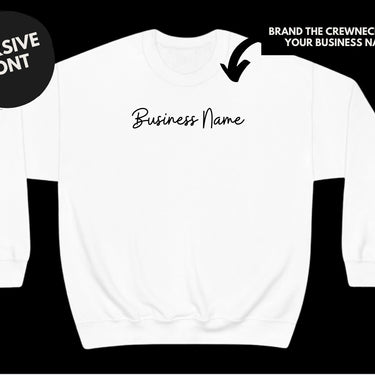 Spray Tan Business Owner - White Crewneck Size S-5XL Customize W/ Business Name Sunless Professional Spray Tan Clothing CEO Sweatshirt