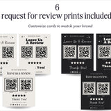4 Request For Review Card QR Code Templates - Review Canva Templates