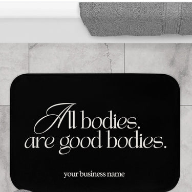 All Bodies Are Good Bodies Spray Tan Tent Mat, Anti-Slip, Spray Tan Accessories. Sunless Artist, Spray Tan Technician, Salon Decor, Selflove