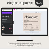 Body Wash Label Canva Template PDF Download 2024