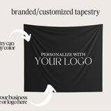 Customized Branded Tapestry, Photo Op Backdrop, Salon Decor, Branded Wall Art. Tabling Events, Photo Booth Backdrop For Salon, Logo Banner