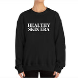 Healthy Skin Era Printed Crewneck Sweatshirt - Winter Top For Women's