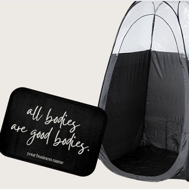 All Bodies Are Good Bodies Spray Tan Tent Mat, Anti-Slip, Spray Tan Accessories. Sunless Artist, Spray Tan Technician, Salon Decor, Selflove
