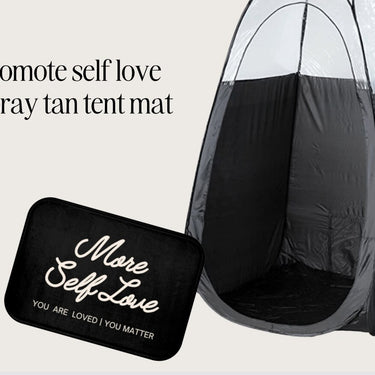 You Are Loved Spray Tan Tent Mat, Self Love, You Matter, Anti-Slip, Spray Tan Accessories. Sunless Artist, Spray Tan Technician