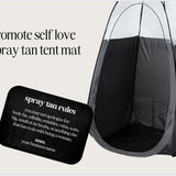 Custom Spray Tan Rules, Spray Tan Tent Mat, Self Love, Anti-Slip, Spray Tan Accessories. Sunless Artist, Spray Tan Technician