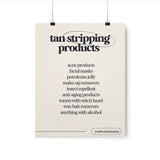 Tan Stripping Products Salon Wall Poster Online