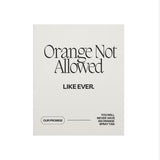 Orange Not Allowed Wall Poster - Wall Decor Print Online