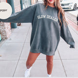 Glow Dealer Print Sweatshirt For Women's - Winter Top Fashion 2024