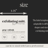 Exfoliating Mitt Label Templates - Canva Templates 2024 Online