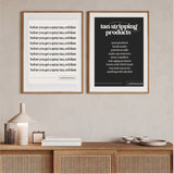 Tan Stripping Products Salon Wall Poster Online