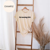 Women's Custom Logo Short Sleeves T Shirt - O Neck Top 2024