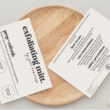 Exfoliating Mitt Insert Card Template For Canva Online