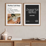 Newspaper Always Happy Hour W/ Spray Tan Wall Poster Online