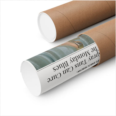 Newspaper Spray Tans Cure The Monday Blues Salon Poster Online