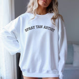 Spray Tan Artist Crewneck, Sunless Professional, Spray Tan Clothing, Spray Tan Uniform, Spray Tan Sweatshirt, Gift Spray Tan Artist
