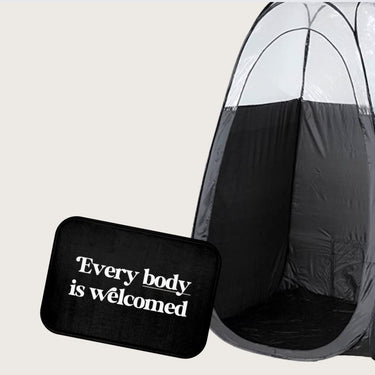 Every Body Is Welcomed Spray Tan Tent Mat, Anti-Slip, Spray Tan Accessories. Sunless Artist, Spray Tan Technician, Salon Decor, Selflove