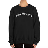 Spray Tan Artist Crewneck, Sunless Professional, Spray Tan Clothing, Spray Tan Uniform, Spray Tan Sweatshirt, Gift Spray Tan Artist