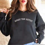 Spray Tan Artist Crewneck, Sunless Professional, Spray Tan Clothing, Spray Tan Uniform, Spray Tan Sweatshirt, Gift Spray Tan Artist