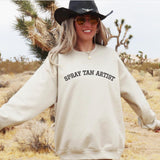 Spray Tan Artist Crewneck, Sunless Professional, Spray Tan Clothing, Spray Tan Uniform, Spray Tan Sweatshirt, Gift Spray Tan Artist