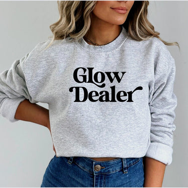 Glow Dealer Crewneck Sweatshirt For Women's - Winter Top Fashion 2024
