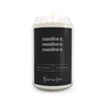 Manifest it candle add your business name 