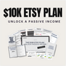 Passive Income Course learn how to start an etsy shop. side hustle, jobs for stay at home moms