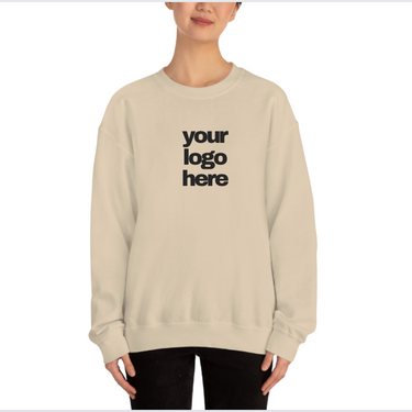 Personalized Spray Tan Tech Crewneck Sweatshirt - Women's Winter Top